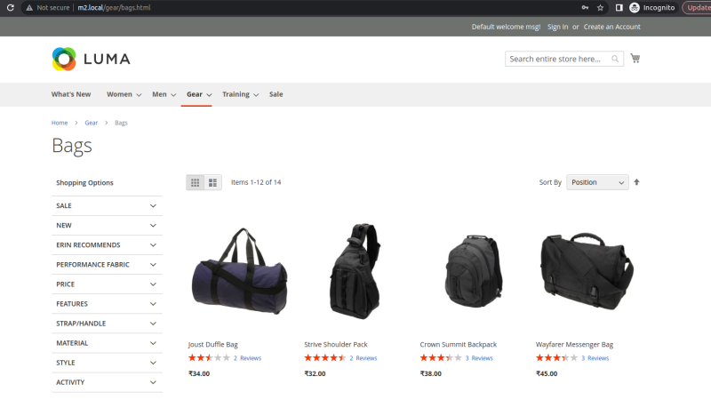 magento-storefront-with-sample-data